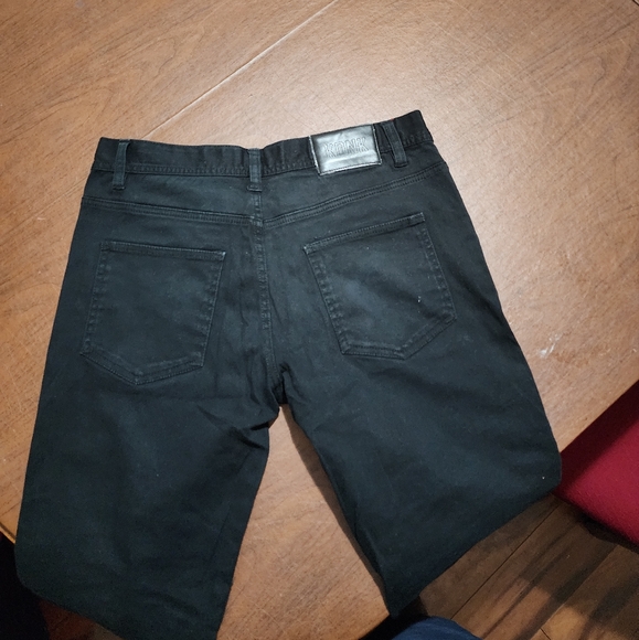 Kayden K Black Biker Style Joggers / Pants - Picture 8 of 9